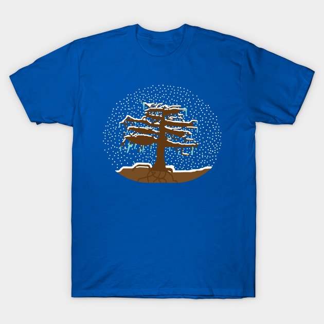 Snow globe tree T-Shirt by mygrandmatime